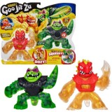 Toy Options Goo Jit Zu: Blazagon vs Rock Jaw nyújtható akciófigurák, 2 db-os szett - 2. széria