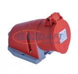 TP Electric 3105-307-1600 5x16A - Felületre rögzíthető dugalj- 83x90 alap (IP44)