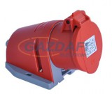 TP Electric 3122-307-1600 4x16A - Felületre rögzíthető dugalj- 83x90 alap (IP44)