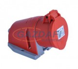 TP Electric 3126-307-1600 4x32A - Felületre rögzíthető dugalj- 83x90 alap (IP44)