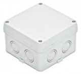 TP Electric 3310-213-0600 Kötődoboz 110x110x70 IP67 perforált oldalfalú, teli tető, 8db kikönnyítés