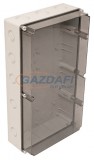 TP Electric 3310-252-0100 Ipari doboz 145x300x540mm IP67 átlátszó tető