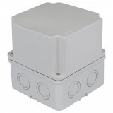 TP Electric KÖTŐDOBOZ 110X110X100 IP67 8 KIKÖNNYÍTÉS MAGASÍTOTT TELI TETŐVEL