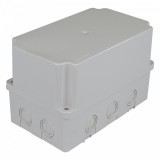 TP Electric KÖTŐDOBOZ 130X220X140 IP67 MAGAS TETŐ, 8DB KIKÖNNYÍTÉS