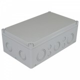 TP Electric KÖTŐDOBOZ 180X300X110 IP67 PERFORÁLT OLDALFAL, TELI TETŐ, 10DB KIKÖNNYÍTÉS