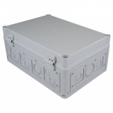 TP Electric KÖTŐDOBOZ, ABS, IP67, TELI NYITHATÓ TETŐ ZSANÉRRAL 250X360X150