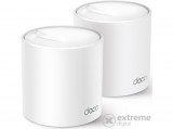 TP-Link Deco X60 (2-pack, 3.2) AX5400 egész otthont lefedő mesh Wi-Fi 6 rendszer, fehér (2db)