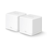TP-Link Halo H30G, Kétsávos, MESH Hálózat, 1.3 Gbps, 2xRJ-45, Gigabit Ethernet, Fehér WiFi rendszer (2-pack)