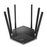 TP-LINK Mercusys MR50G AC1900 Dual-Band, 1xWAN(1000Mbps) + 2xLAN(1000Mbps) fekete router