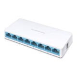 TP-LINK Mercusys MS108 8x100Mbps asztali fehér switch