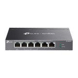 TP-Link Omada DS106GPP Unmanaged Gigabit Ethernet PoE Fekete hálózati switch