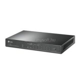 TP-LINK Switch 9x1000Mbps (8xPOE+) + 1 Gigabit kombó SFP, Fémházas Asztali, Easy Smart, TL-SG1210MPE (TL-SG1210MPE)