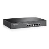 TP-Link Switch  - TL-SG1008 (8 port, 1000Mbps; fém ház, rackbe szerelhető)