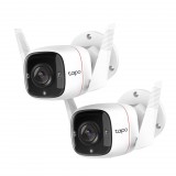 TP-Link Tapo C310P2 Kocka IP biztonsági kamera Szabadtéri 2304 x 1296 pixelek Fali (Tapo C310 2-PACK)