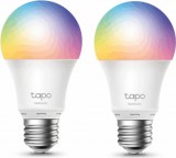 TP-Link Tapo L530E LED fényforrás 60W 806lm 6500K E27 - Állítható színű (2db)