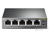 TP-Link TL-SG1005P 5x1000Mbps (4xPOE) fémházas asztali switch