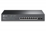TP-Link TL-SG2210MP 150W 8 port PoE menedzselhető switch
