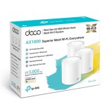 TP LINK TP-Link Deco X20 Dual Band AX1800 otthont Mesh Wi-Fi 6 rendszer (3 darabos csomag)