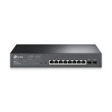 TP LINK TP-Link TL-SG2210MP JetStream 8xGbE PoE+ LAN 2xGbE SFP port smart menedzselhető PoE+ switch