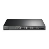 TP LINK TP-Link TL-SG3428MP JetStream 24xGbE PoE+ LAN 4xGbE SFP+ port L2+ menedzselhető PoE+ switch