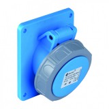 TPLAST 3x16A - Beépíthető dugalj (ferde) -83x90 alap (IP67)