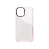 TPU átlátszó telefontok iPhone 13 Mini YooUp pink kerettel