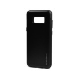 TPU műanyagtok gumis kerettel Samsung Galaxy S8 G9500 Mercury Sky Slider Bumper fekete