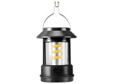 Tracer CampLight, 120 lm, LED, 1200 mAh, 3 világítási mód, Fekete, Napelemes lámpa