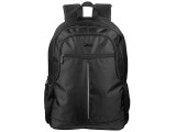 Tracer City Carrier, 15,6", Kétirányú cipzár, Poliészter, Fekete, Notebook hátizsák