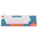 Tracer FINA 84 GameZone Red Switch Rainbow Mechanical Keyboard White/Blue US TRAKLA47309
