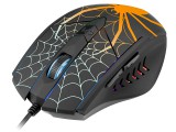 Tracer GameZone Black Widow, USB, 1600 DPI, 6 gomb, Fekete, Gamer Egér