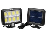 Tracer Jupiter, LED, Li-Ion, 1200 mAh, 1200 lm, IP65, Fekete, Napelemes mozgásérzékelős lámpa