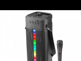 TRACER ROCKET V2 Bluetooth 5.0 TWS Party Box Hangszóró LED Világítással Mikrofonnal