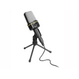 Tracer Screamer, Streaming, Multi-direction, Tripod, Mini-jack 3.5 mm, Fekete, Asztali mikrofon