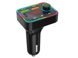 Tracer SoundCast, 87.5-108 MHz, Bluetooth, LED, 2 x USB, USB C, Fekete, FM Transzmitter