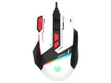 Tracer TRAMYS47840 GameZone Spectra, 800-7200 DPI, 8 gomb, RGB, USB, Fehér-Piros-Fekete, Gamer egér