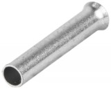 TRACON E01N Szigeteletlen érvéghüvely, ónozott elektrolitréz 0,5mm2, L=10mm