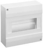 TRACON EDFK-8/1AN Falon kívüli elosztódoboz, ajtó nélkül 1×8 modul, IP40, (H×W×D=160×160×62mm)