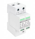 TRACON ESPD1+2-12.5-2P T1+T2 AC típusú túlfeszültséglevezető, cserélhető betéttel Uc:275V; Iimp:12,5kA; In:20kA; Imax:50kA; Up:1,3kV; 2P