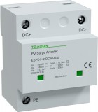 TRACON ESPD1+2-DC50-600 T1+T2 DC típusú túlfeszültséglevezető, egybeépített Ucpv: 800V; Iimp:12,5kA; In:20kA; Imax:50kA; Up:3kV