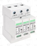 TRACON ESPD2-DC40-600 T2 DC típusú túlfeszültség levezető, cserélhető betéttel Ucpv: 800V; In:20kA; Imax:40kA; Up:2,6kV