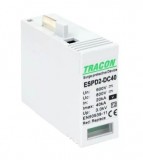 TRACON ESPD2-DC40-600V T2 DC típusú V túlfeszültség levezető betét 600V Ucpv: 800V; In:20kA; Imax:40kA; Up:2,6kV; Var