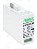 TRACON ESPD2-DC40-600VG T2 DC típusú VG túlfeszültséglevezető betét 600V Ucpv: 800V; In:20kA; Imax:40kA; Up:2,6kV; Var+GTD