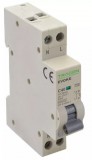 TRACON EVOKEB4003 Kombinált védőkapcsoló, elektronikus, 2P, 1 modul, B kar. B40, 30mA, 6kA, AC,