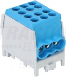 TRACON FLECU-25-16-3K Főáramköri leágazó kapocs, sínre szerelhető, kék 2.5-25mm2, max. 1000VAC/DC, max.101A