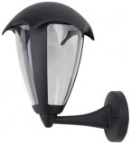 TRACON GARU8W LED-es kültéri fali lámpa, álló karos 230 VAC, 50 Hz, 8 W, 550 lm, 3000 K, IP54, EEI=G