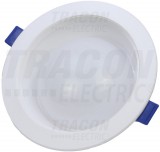 TRACON LED-DLGS-12NW Kompakt beépíthető LED mélysugárzó 230 VAC, 12W, 960lm, D=180 mm, 4000 K, IP44, EEI=G
