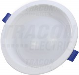 TRACON LED-DLGS-18NW Kompakt beépíthető LED mélysugárzó 230 VAC, 18W, 1440lm, D=225 mm, 4000 K, IP44, EEI=G