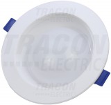 TRACON LED-DLGS-9NW Kompakt beépíthető LED mélysugárzó 230 VAC, 9W, 720lm, D=160 mm, 4000 K, IP44, EEI=G