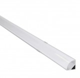 TRACON LEDSZPC2 Alumínium profil LED szalagokhoz, sarok W=10mm, H=2m